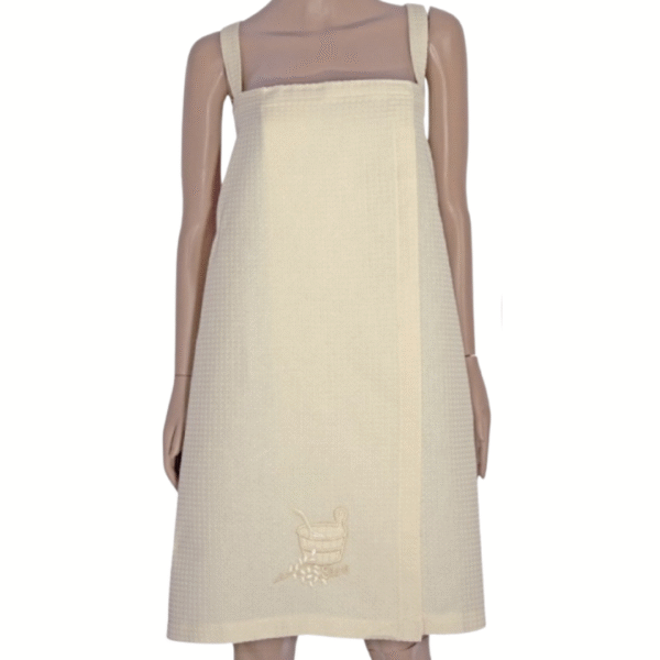 Ladies pareo for sauna, 100% cotton, color to choose