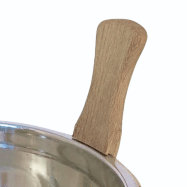 Saarepuust toober kahe käepidamega ja roostevaba sisuga, 4l - Image 2