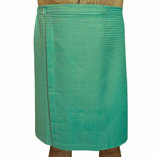 Sauna pareo for men, 100% cotton, color to choose - Image 2