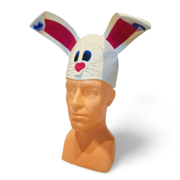 Sauna hat "Bunny" white