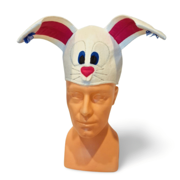Sauna hat "Bunny" white - Image 2