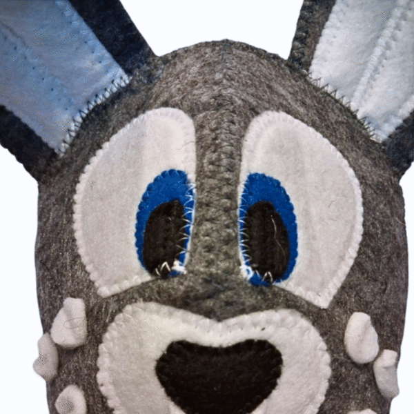 Sauna hat "Bunny" grey - Image 3