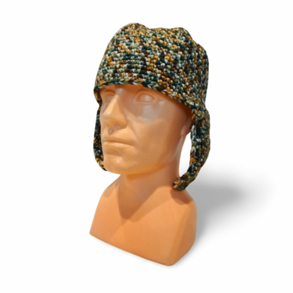 Knitted sauna hat