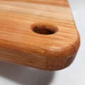 Chopping board with hole