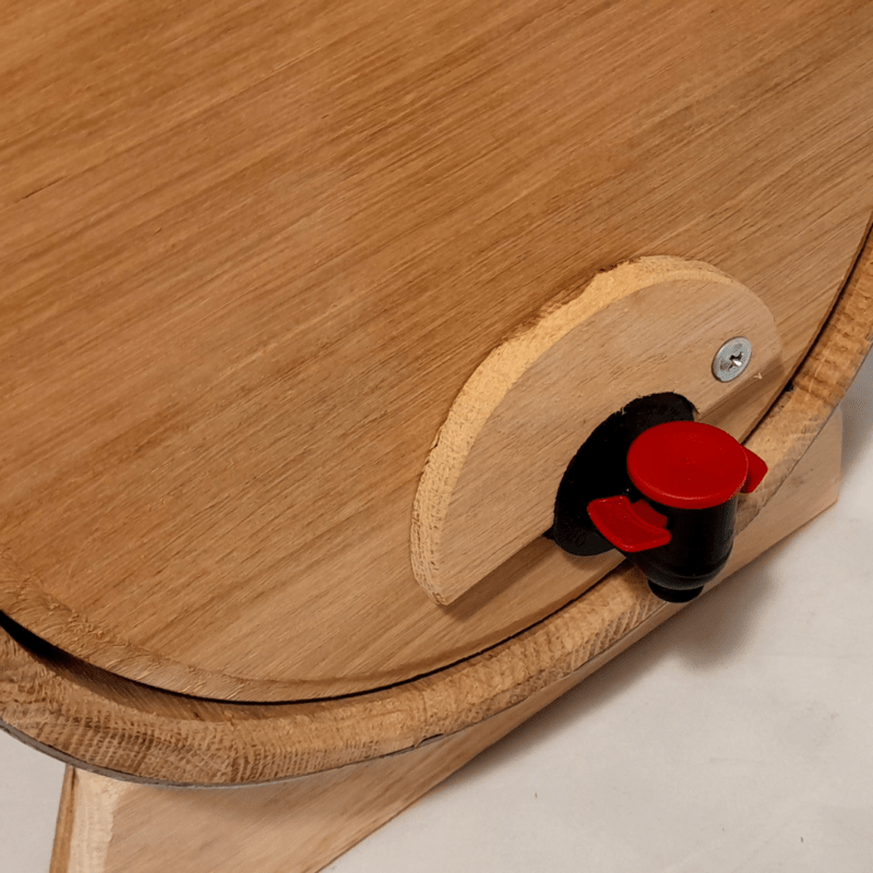 Decorative wooden barrel for Bag-in-Box (10l)