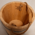 Steamer bucket for a broom without a lid.