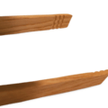 Wooden kitchen tongs