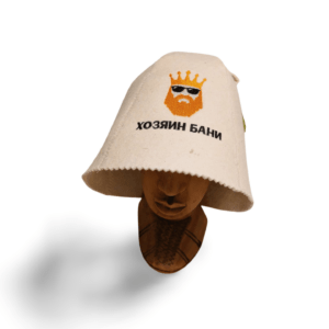 банная мужская шапка