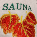 Saunacap “red leaves”