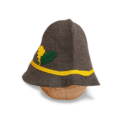Банная шапка "Серая шляпа"