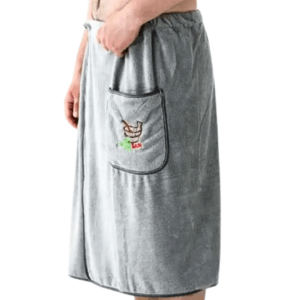 мужская банная юбка-полотенце