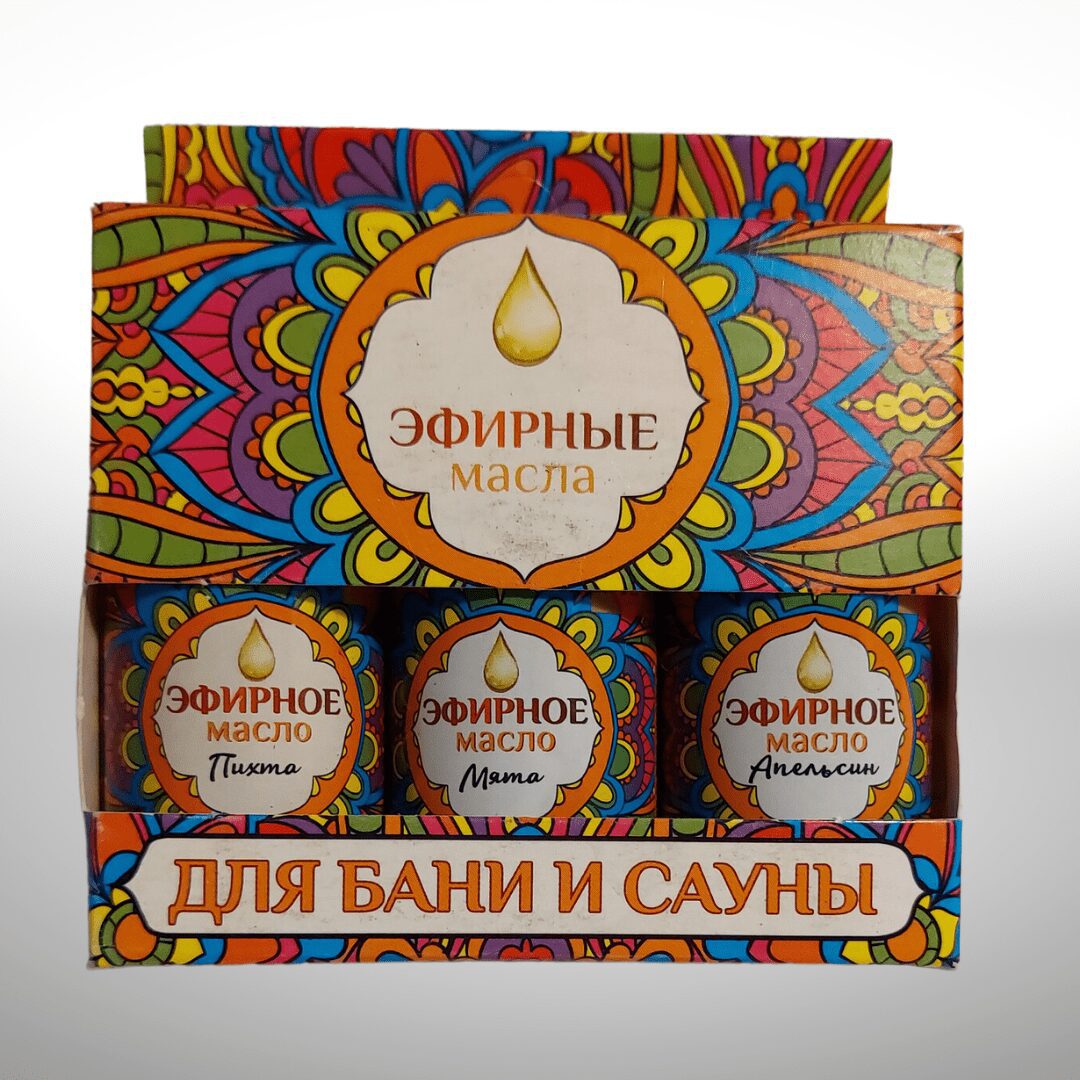 Набор эфирных масел для бани 1 Набор эфирных масел для бани