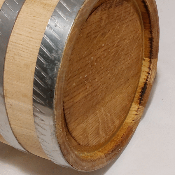 Pickle barrel. With lid and crank - Image 5