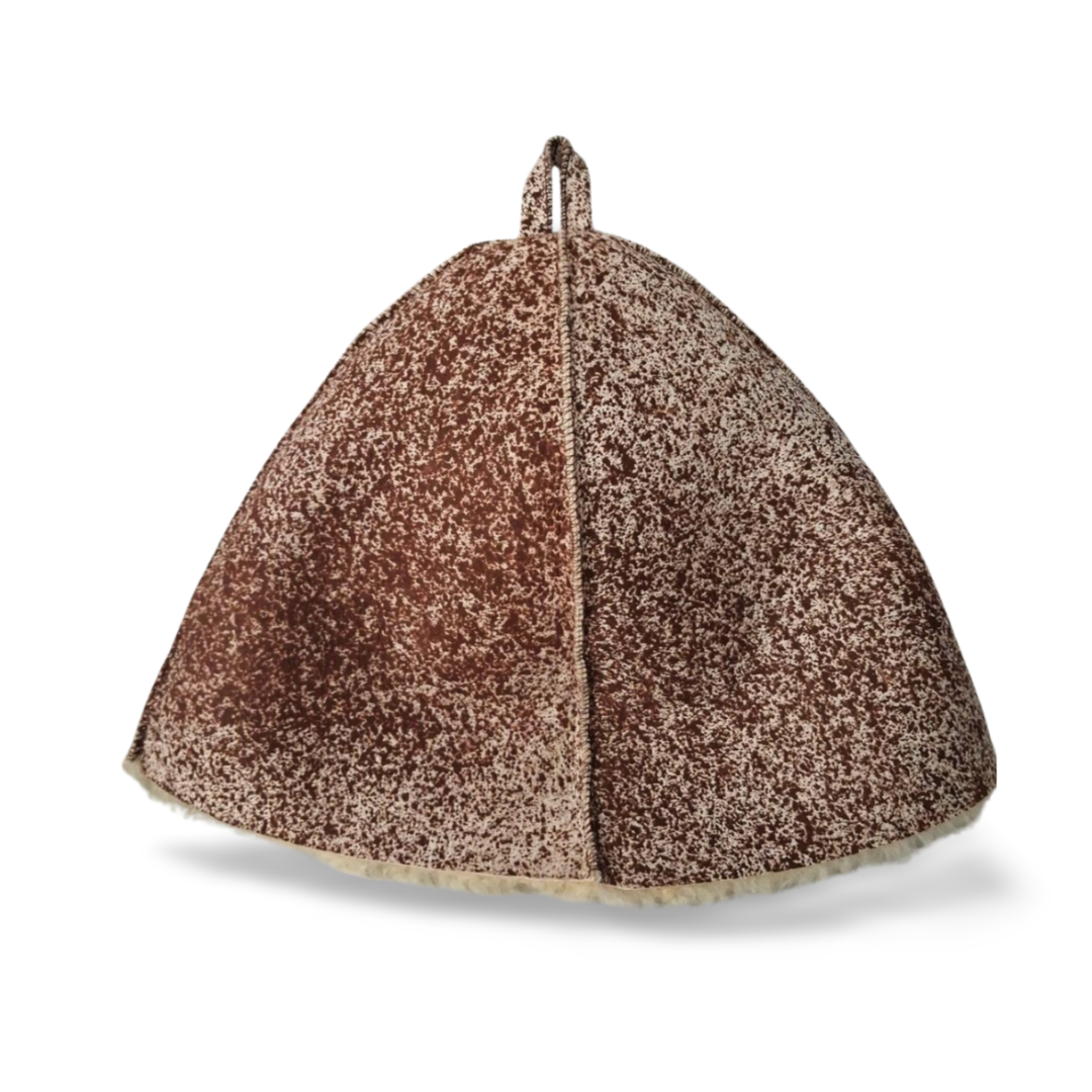 Lamba karusnahast müts. Pruun (vuti muna moodi) värv. Kollakas-hall karv - Image 4